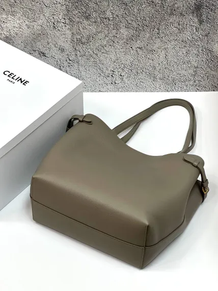 Сумка Celine MEDIUM CABAS ANAÏS CUIR TRIOMPHE Бежевая