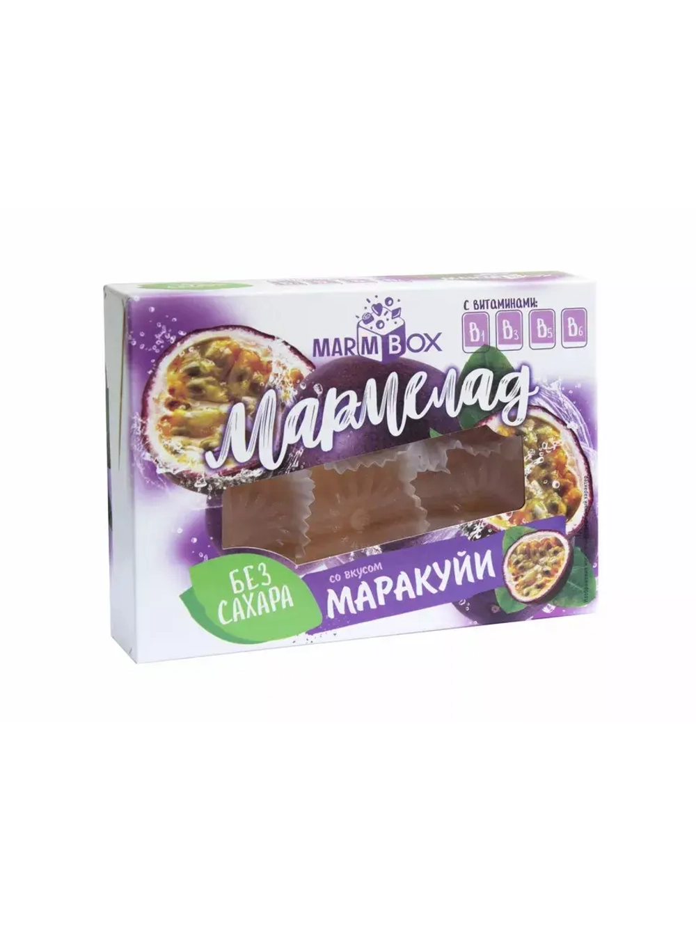 Мармелад на фруктозе Со вкусом маракуйи Marmbox 200 гр