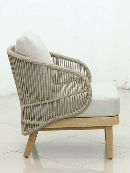 Уличное лаунж-ресло Mali из массива эвкалипта