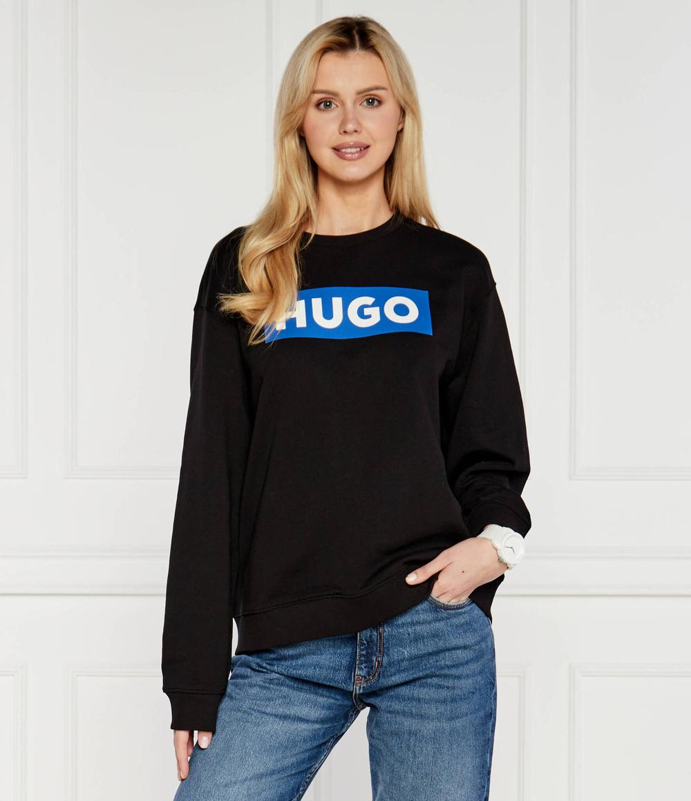 Худи crew Hugo Blue - черный(50522425)