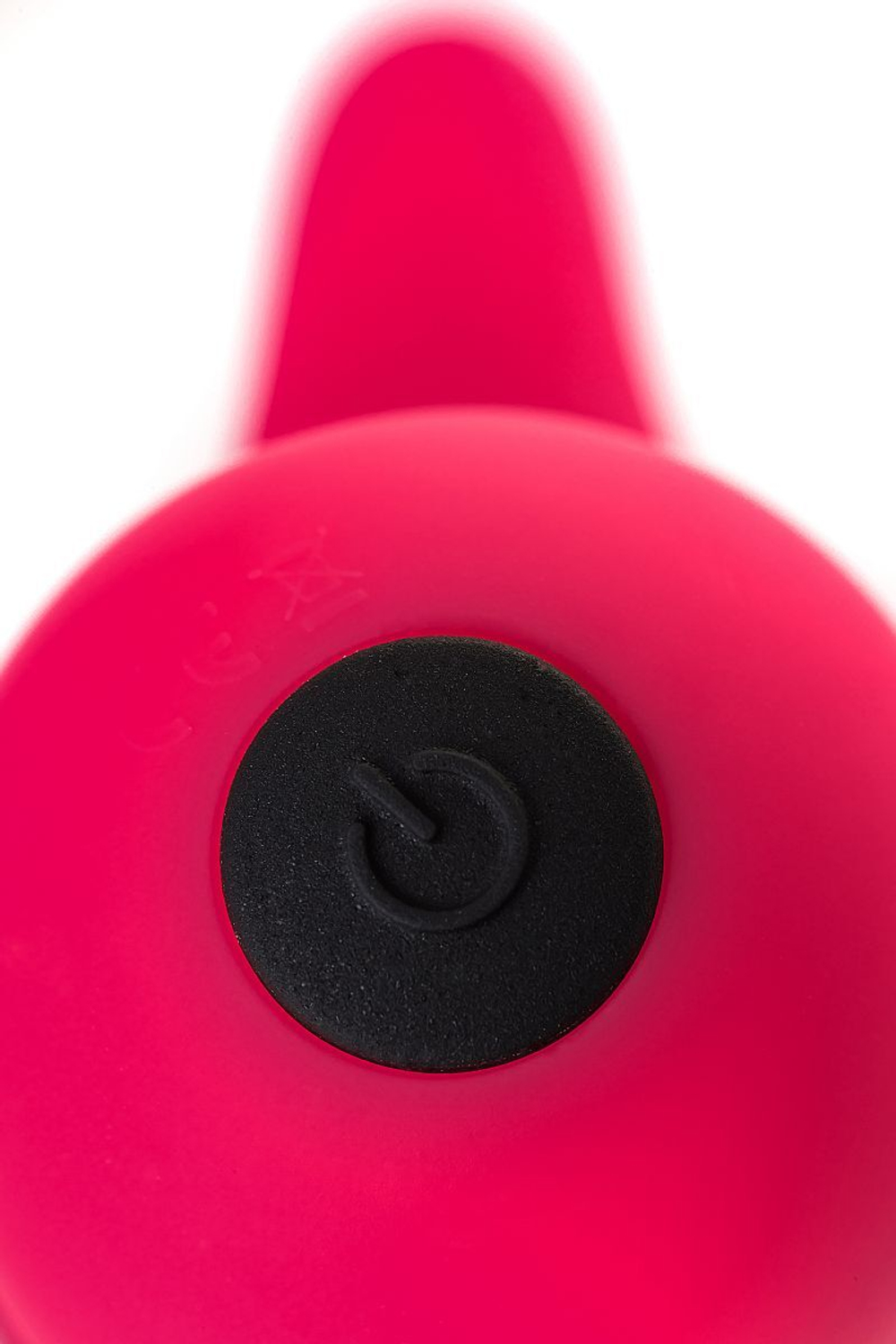 Розовый вибромассажёр с небольшим клиторальным отростком - 15 см. (Цвет: розовый)