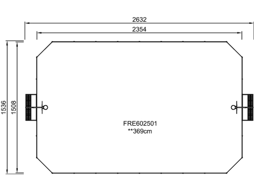 Площадка MUGA, 15x26 м