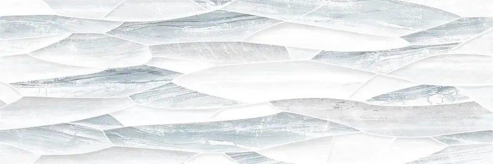 Настенная плитка ALMA Ceramica TWU93DNV16R Denver 90x30 белая / серая глянцевая под камень