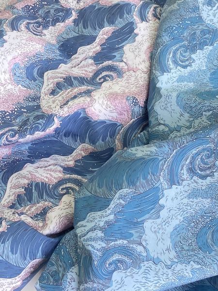 ВОЛНЫ #1, 100% хлопок, Handmade Fabrics 4