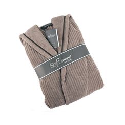 Банный халат мужской Stripe с капюшоном SOFT COTTON