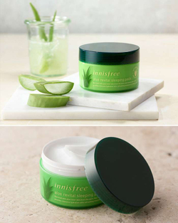 Innisfree Aloe Revital Sleeping Pack ночная оживляющая ночная маска с алоэ вера