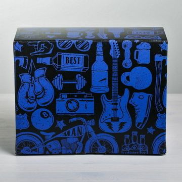 Коробка‒пенал «Лучшему мужчине», 30 × 23 × 12 см 4562392