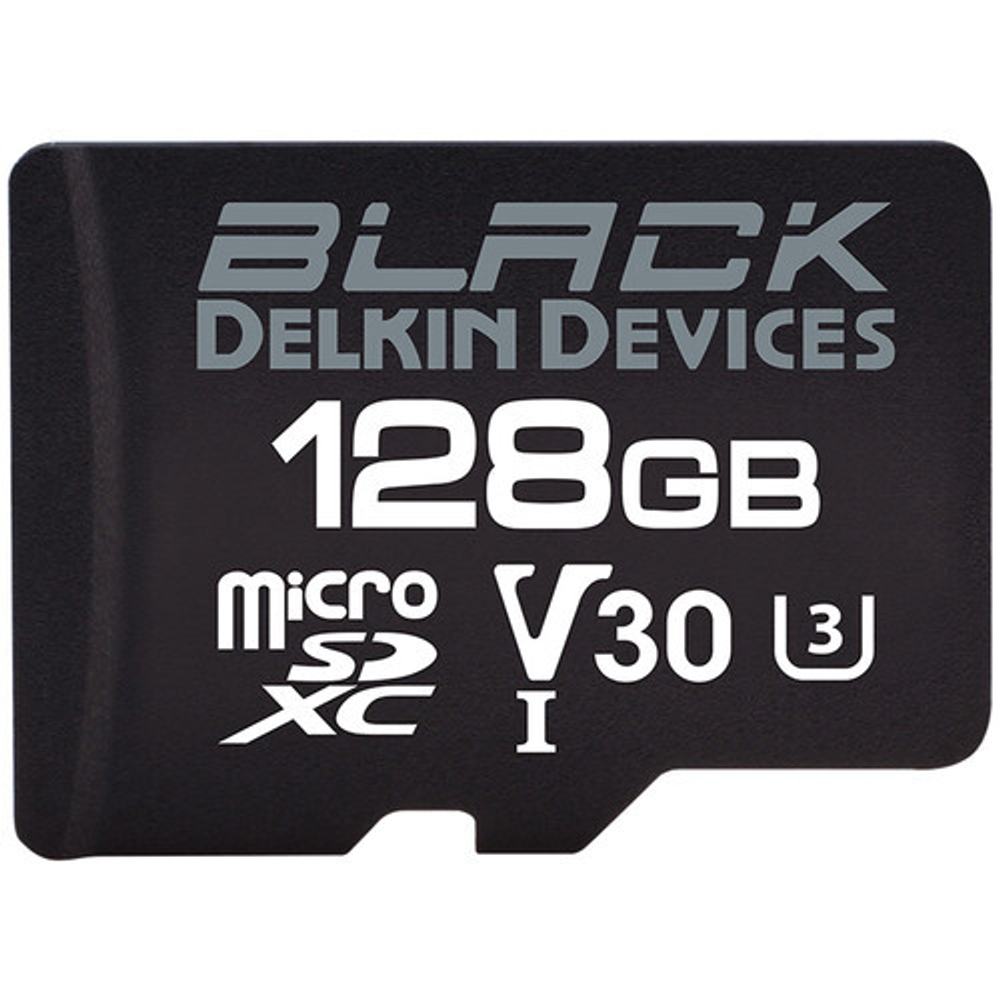 microSD Delkin 128GB BLACK UHS-I