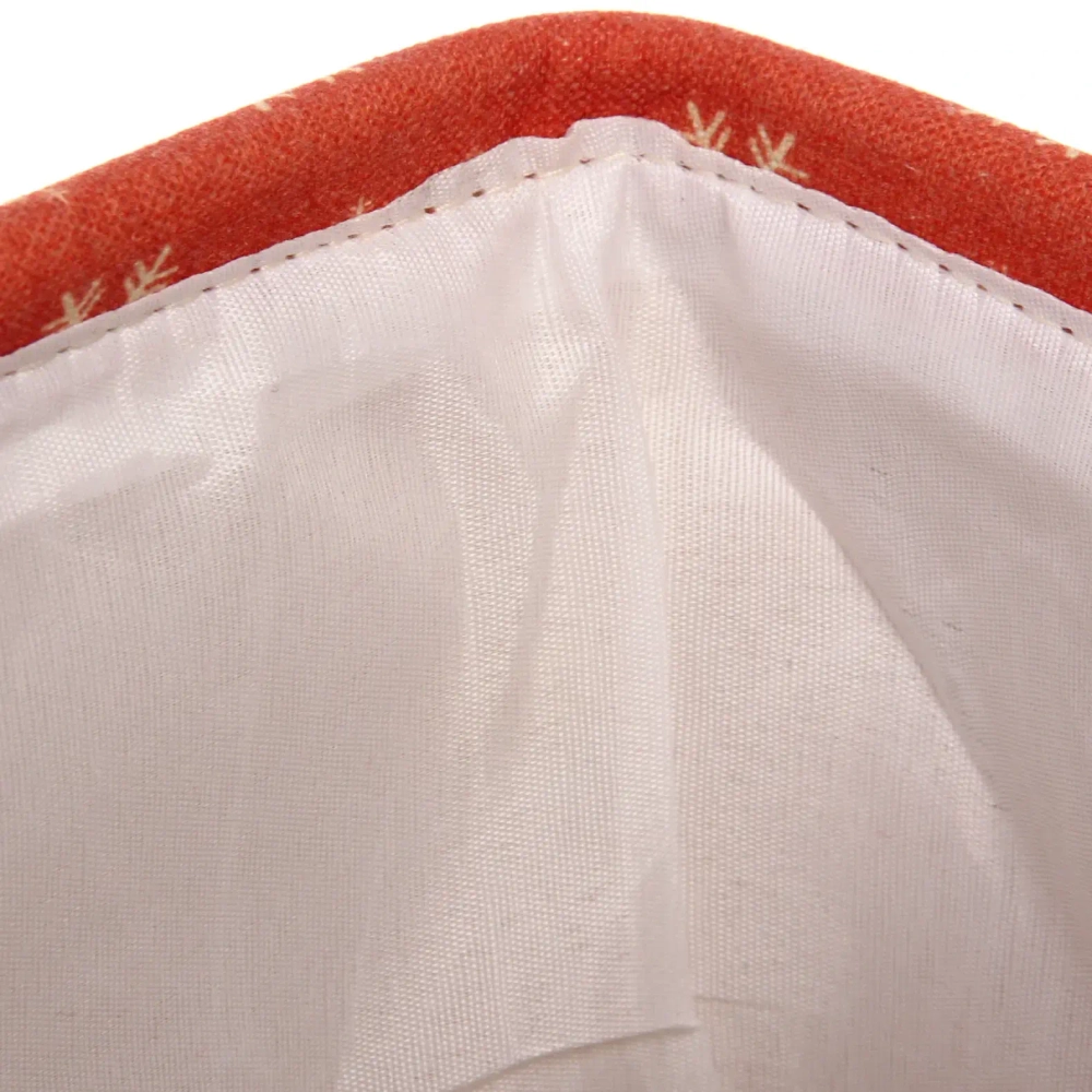 Коробка для хранения «ИДЕЯДОМА», принт снежинки, цвет красный, 20,5*14*17см, (лейбл Селфи)