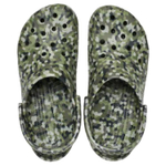 Crocs Confetti Croslite Resin Clogs Unisex Green Camouflage