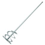 Миксер для красок и штукатурных смесей,80 х 400 мм,оцинкованный,шестигранный хвостовик 8 мм// Denzel 848447