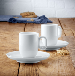 WMF Набор из 2 чашек для эспрессо Barista 60 мл с блюдцем