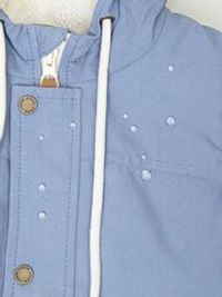 Парка демисезонная на меху "Светлый джинс"