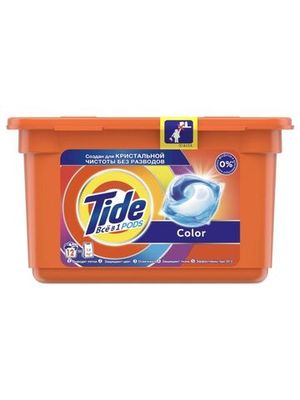 Капсулы для стирки Tide Color 12 штук