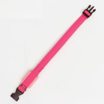 Ошейник светящийся узкий для небольших собак, 3 режима, 26см, Розовый