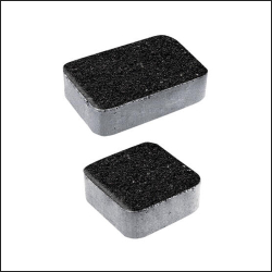 Тротуарная плитка КЛАССИКО Стоунмикс Черный, комплект из 2 видов плит А.1.КО.4