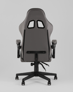 Кресло спортивное TopChairs Commander серо-черный