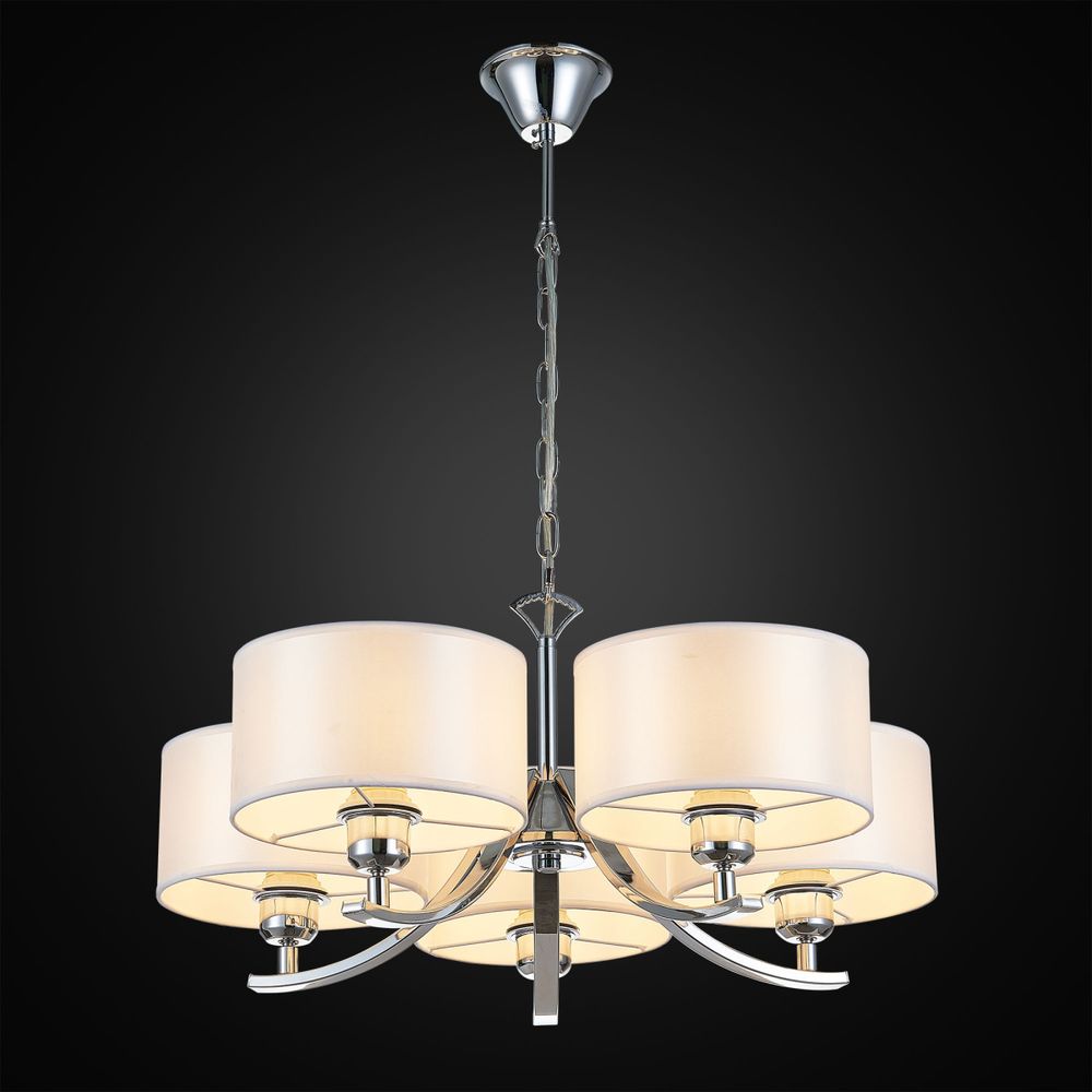 Citilux Эвита CL466150 Люстра подвесная с белыми абажурами