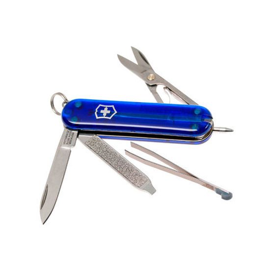 Складной нож Victorinox Мод. Signature Blue Trans (58 мм) - 7 функций