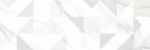 Настенная плитка Alma Ceramica TWU93IBR17R Iceberg 30x90 белая глянцевая с орнаментом