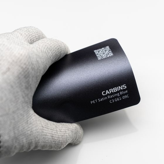 Веер образцов виниловой цветной пленки Carbins