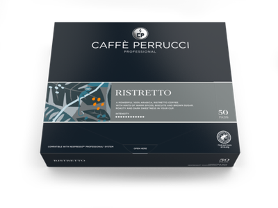 Кофе в капсулах CAFFE PERRUCCI® Ristretto 300 г (уп*50)