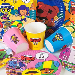 Стаканы (250 мл) Brawl Stars, Герои