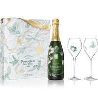 Шампанское Perrier Jouet Belle Epoque` Brut AOC 0,75 л. В подарочной упаковке с 2 бокалами