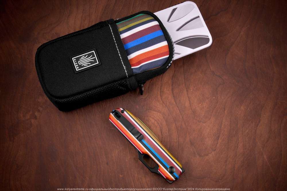 Складной нож Kizer Cormorant сталь CPM S35VN Черное Покрытие рукоять G10