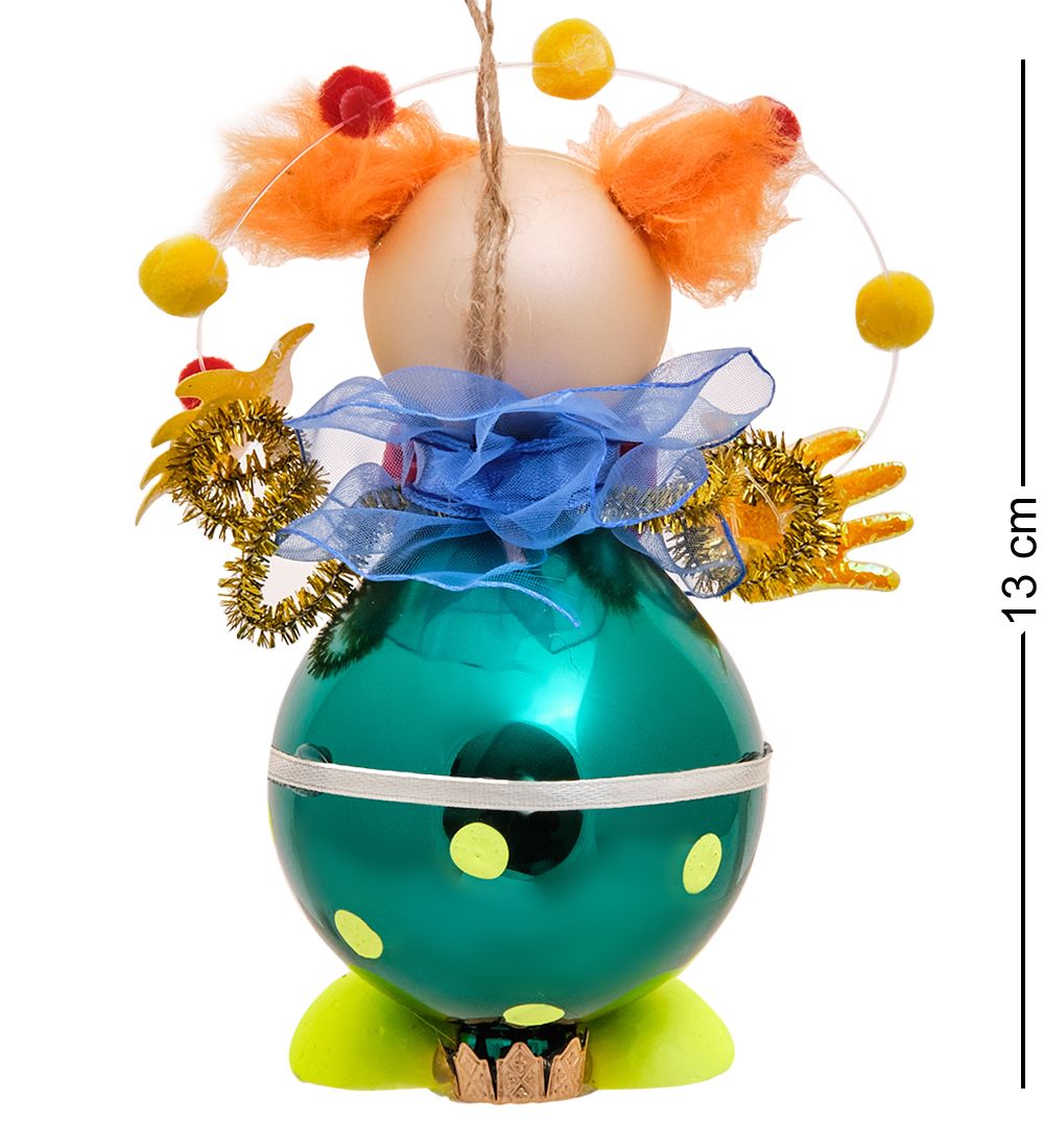 НФ-215/1 Фигурка «Клоун с шариками» ёлочное украшение