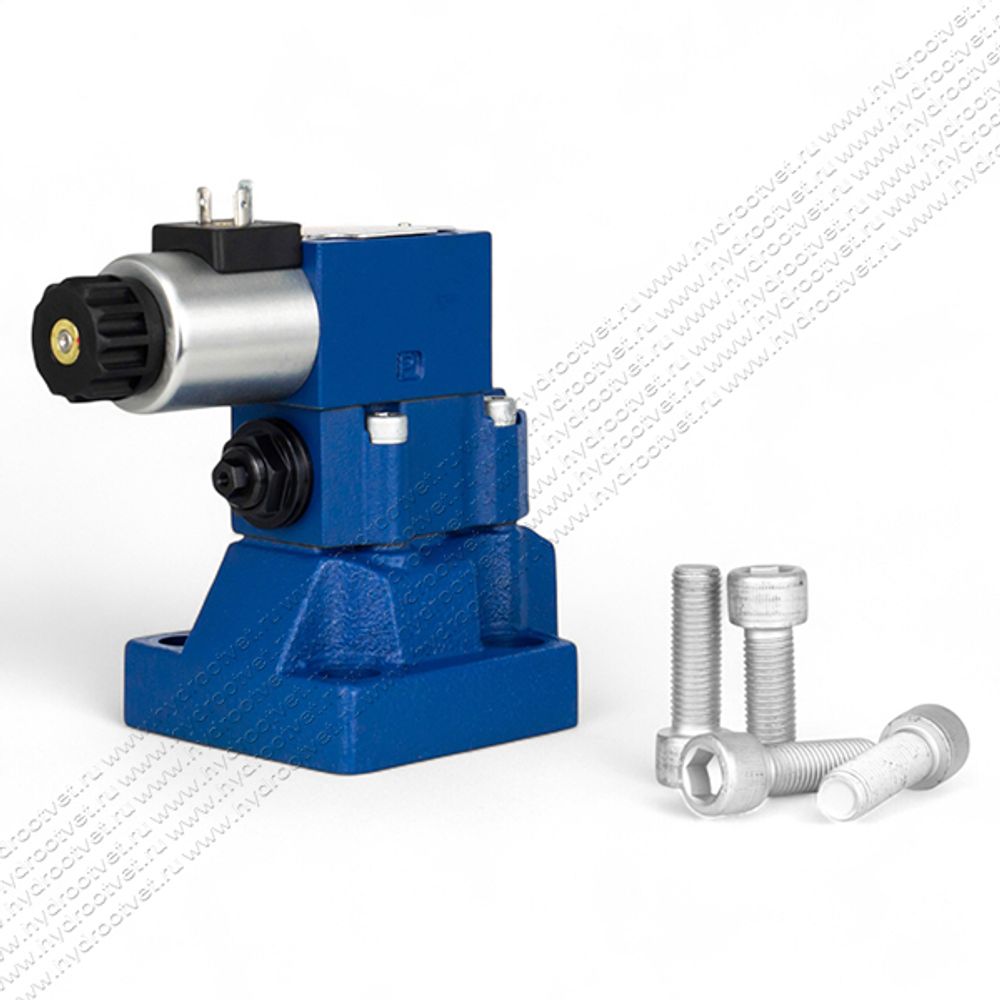 DBW20B2-5X/315CG24N9K4 - Предохранительный клапан Ду25 с давлением настройки до 315 бар, управление - X и Y - внутренние с разгрузкой B = открыт с электроуправлением G24