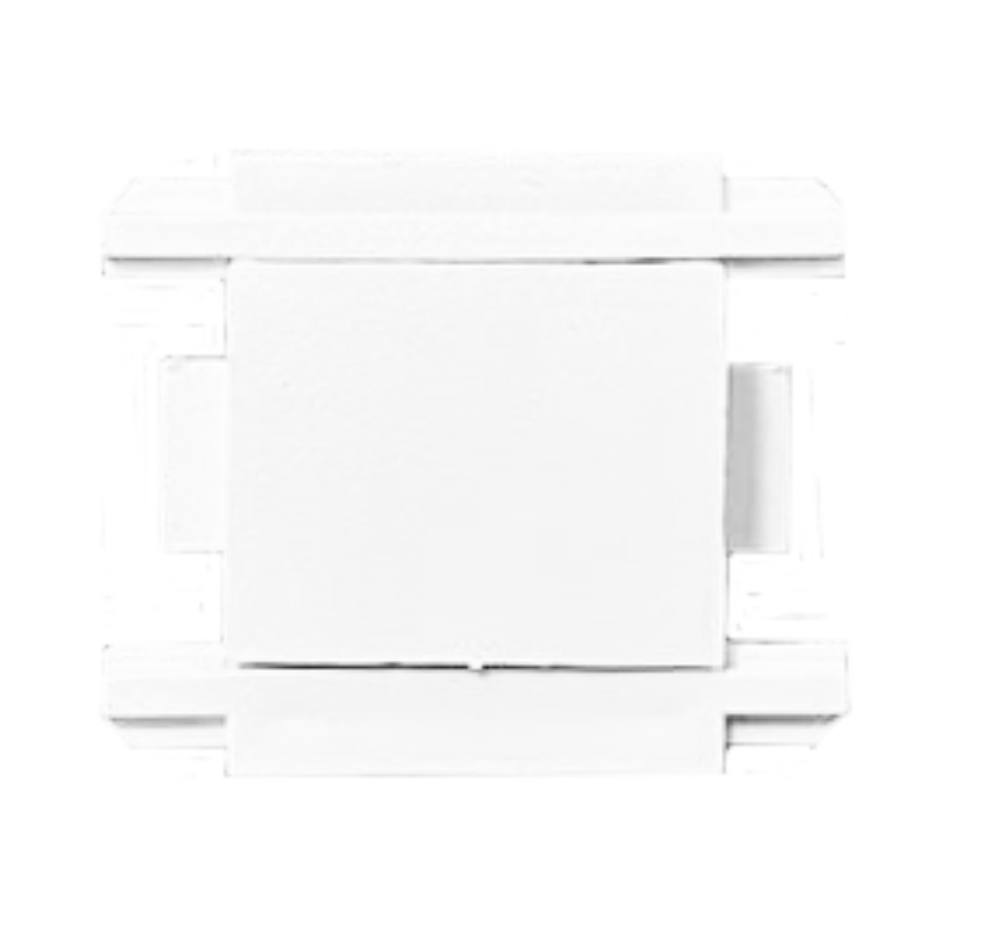 CLARUS Коннектор прямой 48V для магнитного ультратонкого шинопровода, белый, 200 шт