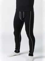 Мужские кальсоны с контрастной строчкой (Размер: M) (Цвет: черный)