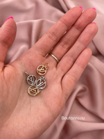 Подвеска ЛВ золото лого в кольце 10,2х10,2 мм