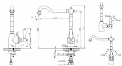 Смеситель для кухни Bravat Art