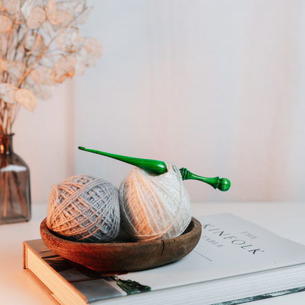 Деревянный крючок для вязания из древесины клена 3.5 мм. K321