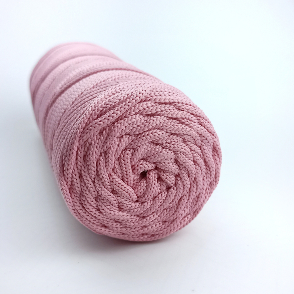 Полиэфирный шнур круглый 3 мм Розовый