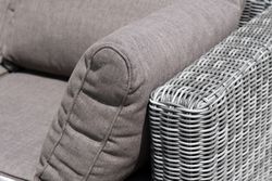 "Лунго" трансформирующаяся лаунж-зона из искусственного ротанга, цвет графит