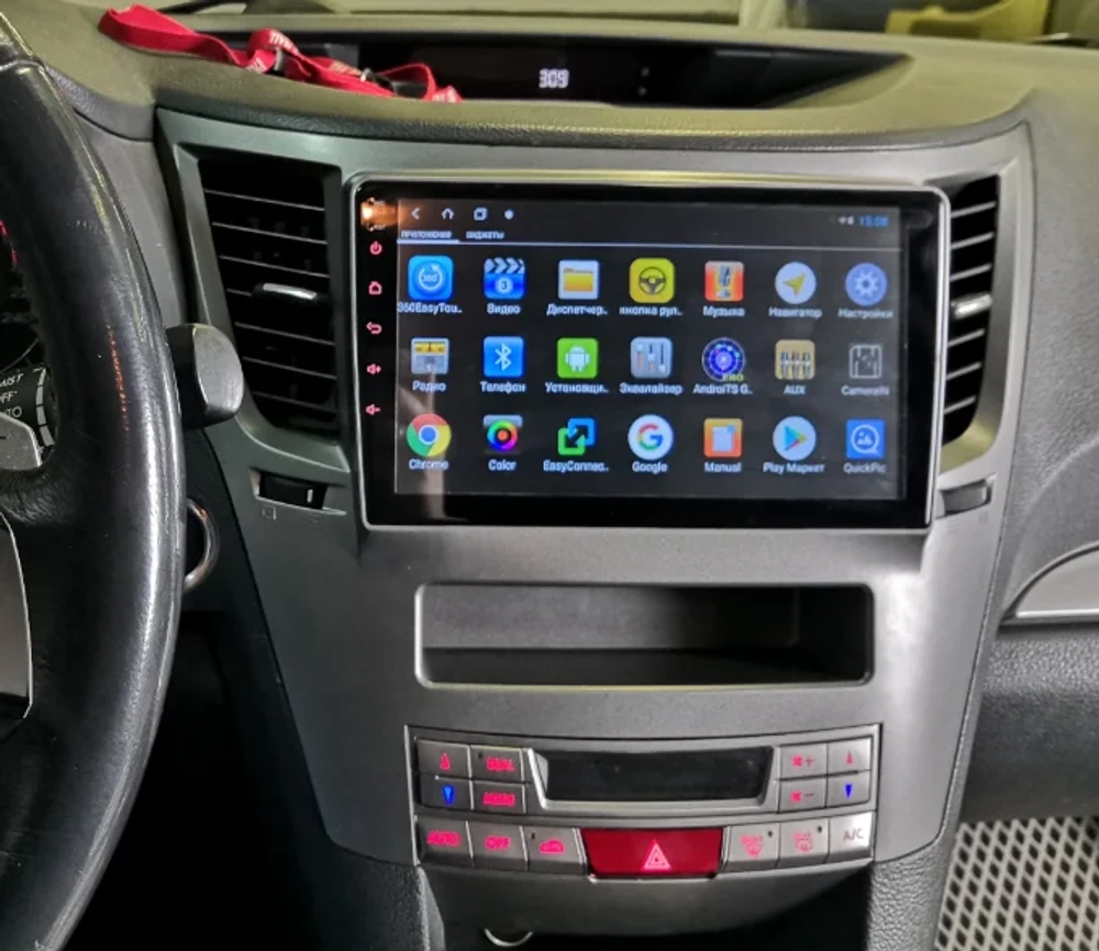Магнитола для Subaru Legacy, Outback 2009-2015 (левый руль) - Kuberg QLed, Android 13, TS20, CarPlay, SIM-слот
