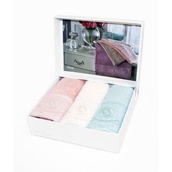 Набор салфеток Butik ассорти 3пр по 30х50 TIVOLYO HOME Турция