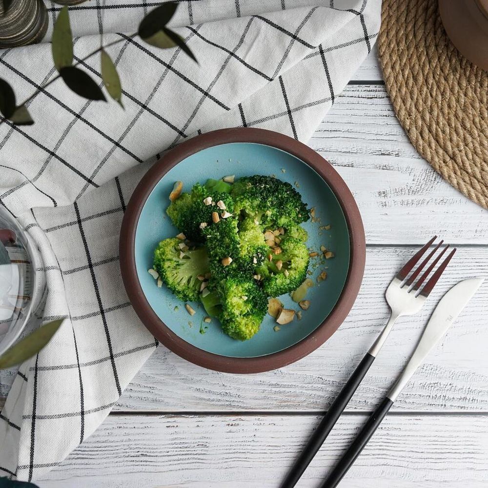 Салатник 400 мл d 15,8 см h4,5 cм Blue Matt New Brown Taiga P.L. [6]