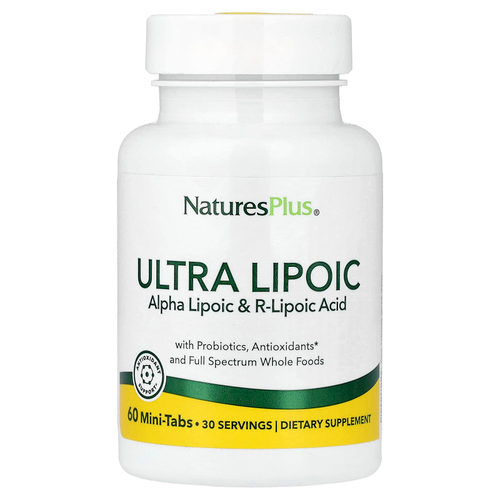 NaturesPlus, Ultra Lipoic, 60 мини-таблеток