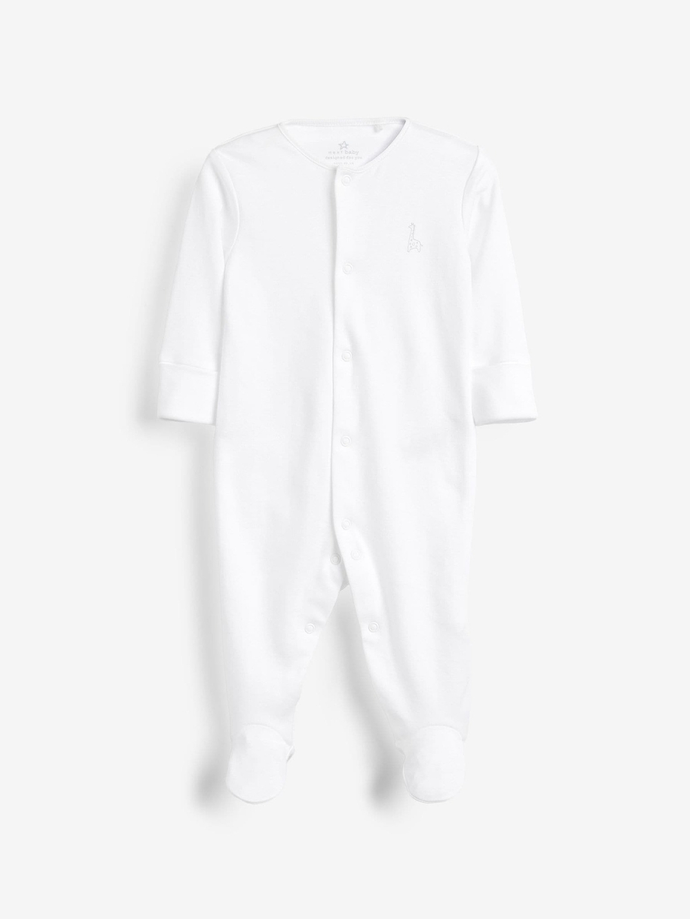 Комбинезон / Cлип для малышей Next 351-212, 3 шт., Белый, Синий