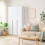 Шкаф 3-х створ. с 3-мя ящиками Ольга-6 белый