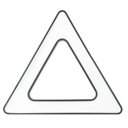 Светильник LED ЭРА Geometria SPO-153-B-40K-030 Delta 30Вт 4000К 2100Лм IP40 600*80 черный подвесной драйвер внутри | Декоративные светильники Geometria