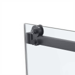 Душевой уголок Комо Софт (Como Soft) Vincea VSR-1CS1012CLGM, 1200*1000, вороненая сталь, стекло прозрачное