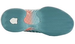 Женские Кроссовки теннисные K-Swiss Hypercourt Supreme HB - nile blue/blanc de blanc/desert flower