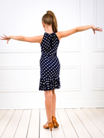 Платье для танцев с воланом