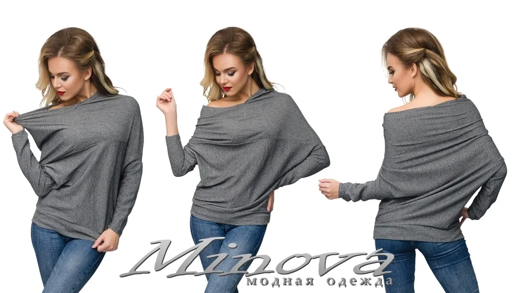 Туника 1018-серый Minova