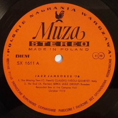 Various – Jazz Jamboree '78